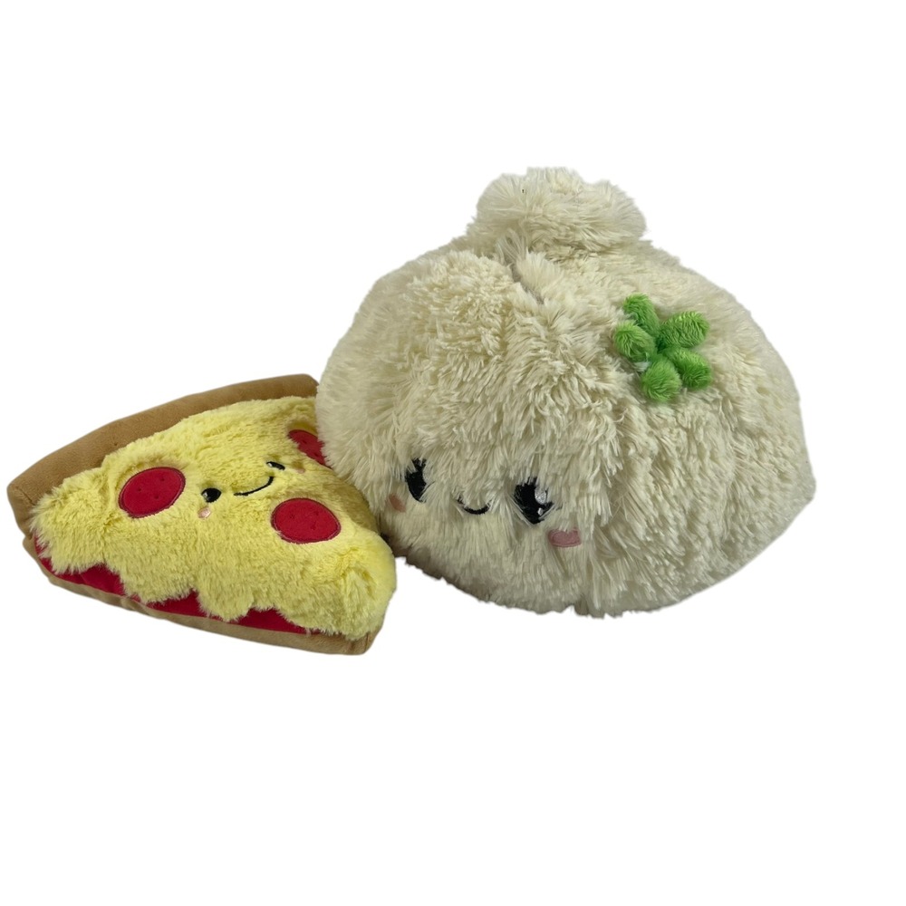 Squishables Comfort Food Pizza & Dumpling Plush 8" Stuffed Toy Lovey